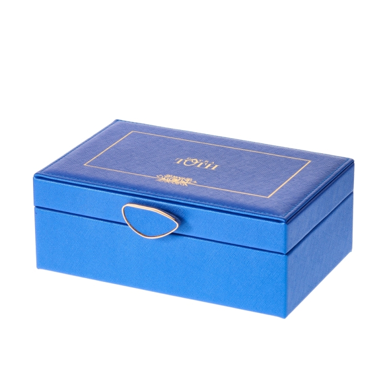Blue jewelry box