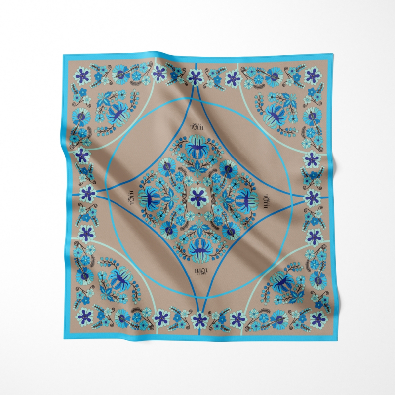 Large scarf Timrava - beige