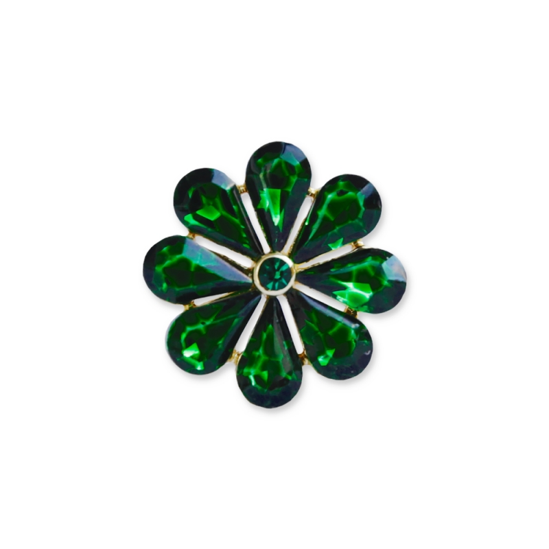 Flower ring green