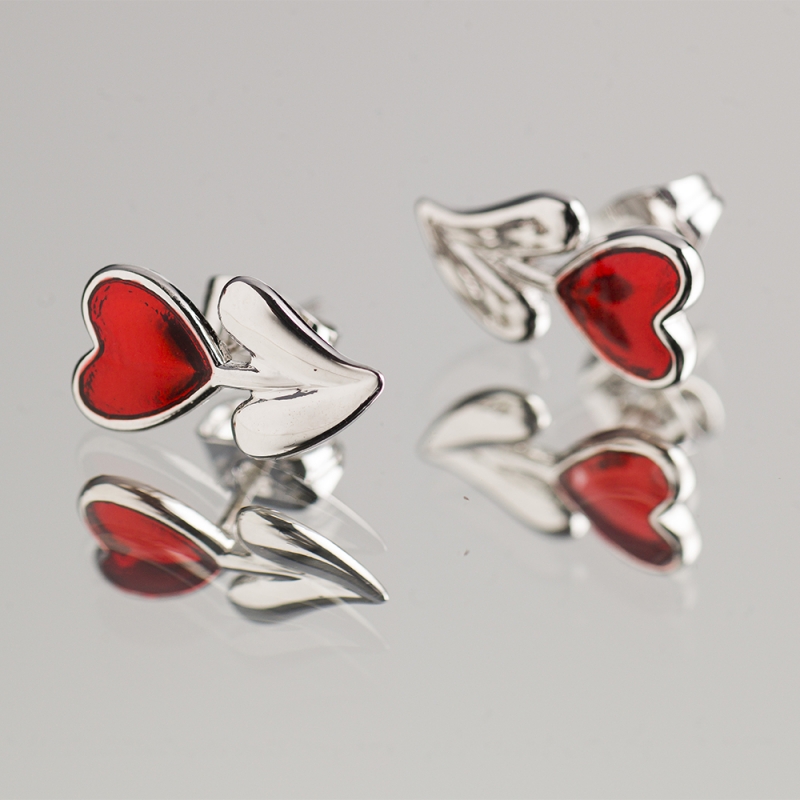 Earrings Marína hearts