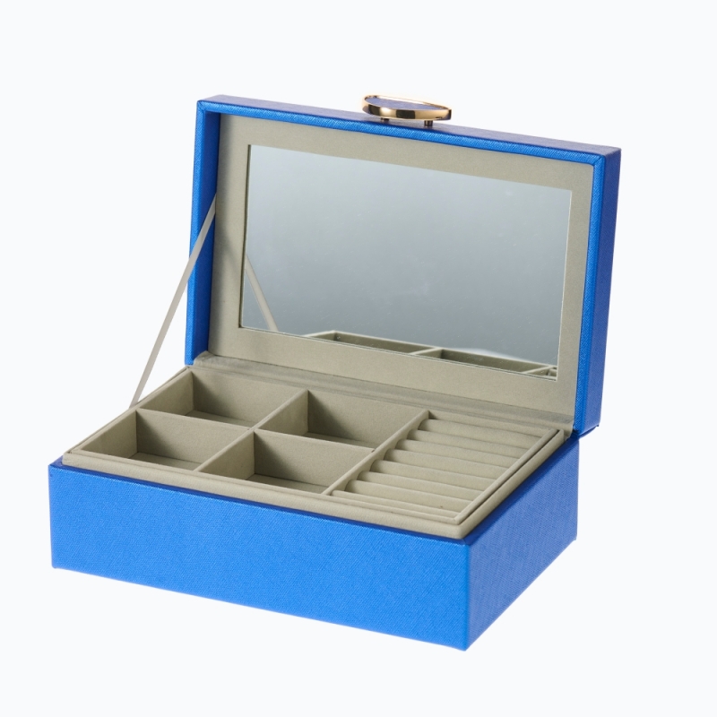 Blue jewelry box