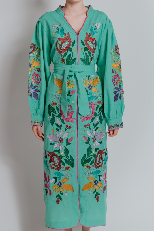 Jeweled Up mint-turquoise dress