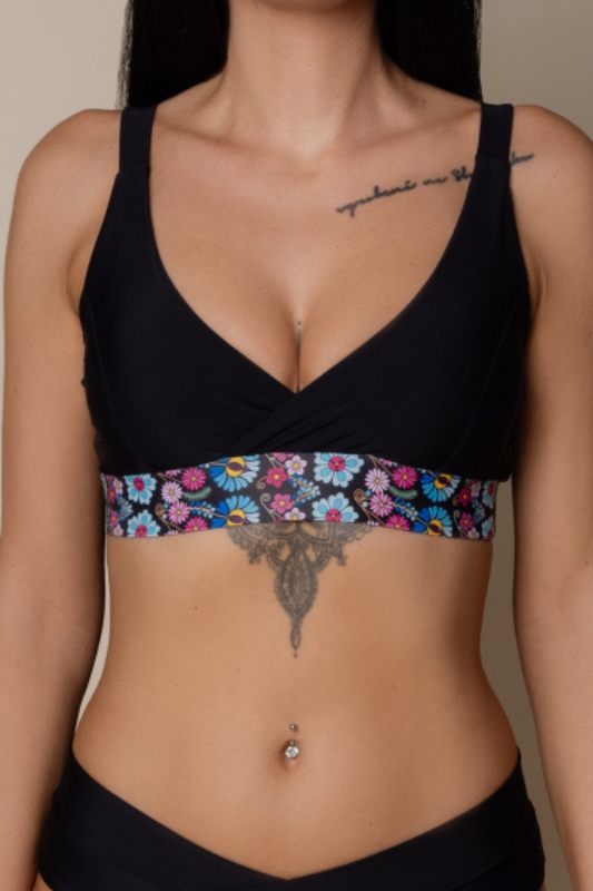 Timrava women's swimsuit top – black