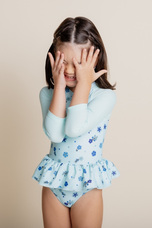 Timrava children's swimsuit – turquoise