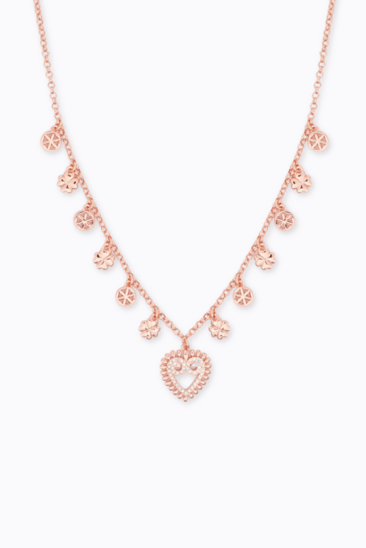 Pearly heart necklace
