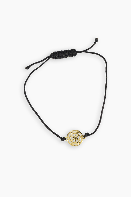 Protective Perunica Cord Bracelet (Gold-Plated)