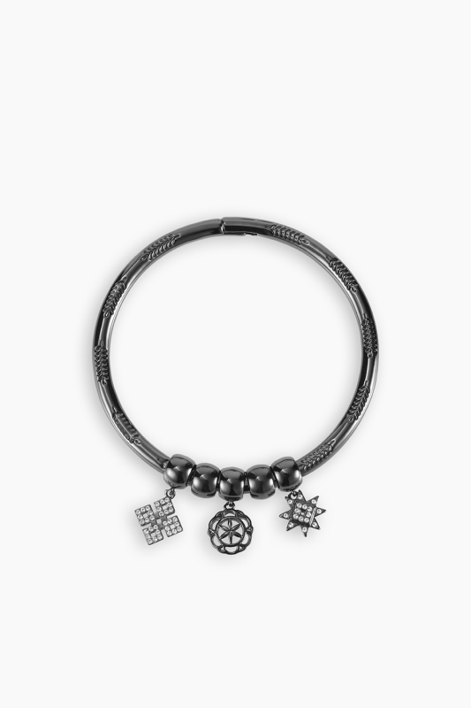 Protection and Family Bangle Bracelet