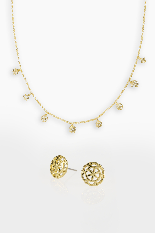 Protection and Balance Set in Gold