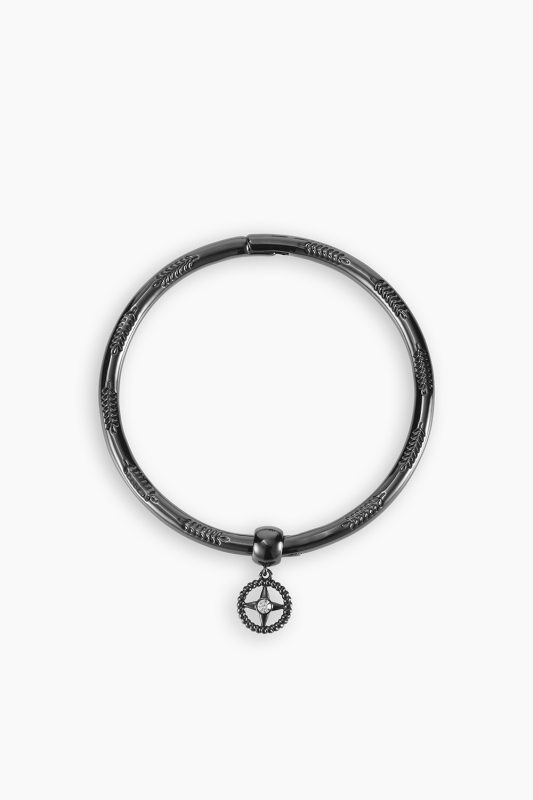Bangle Bracelet with Stability pendant