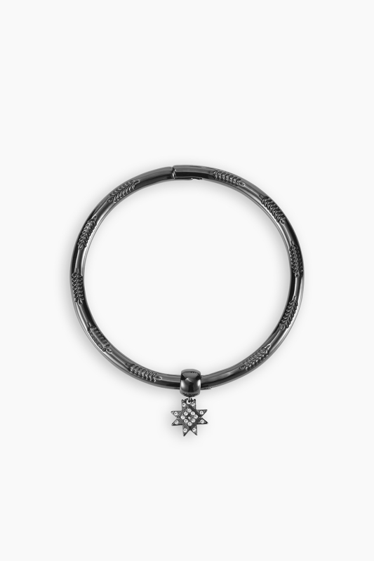 Bangle Bracelet with Star of Balance pendant