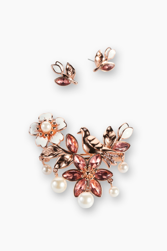 Buds and Caring Dove Set