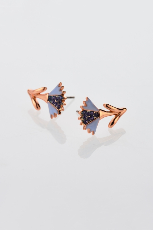 Earrings small cornflower