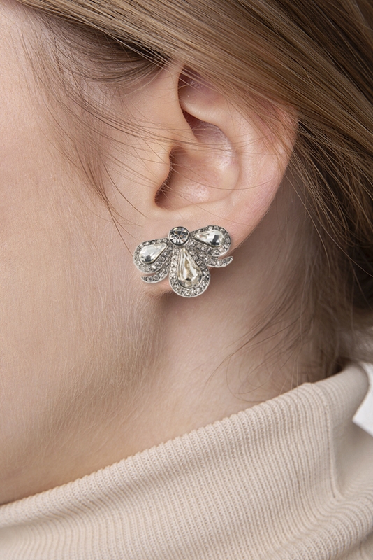 Silver Majolica earrings