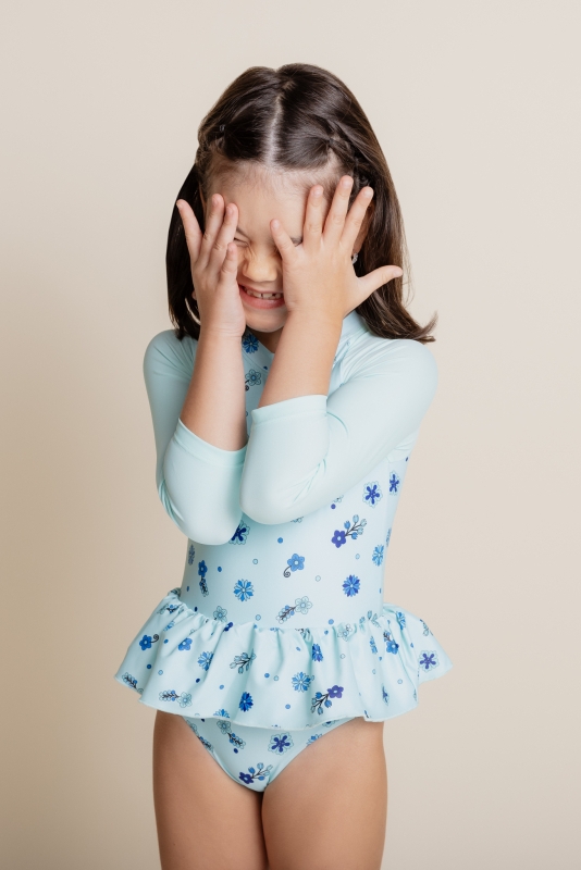 Timrava children's swimsuit – turquoise