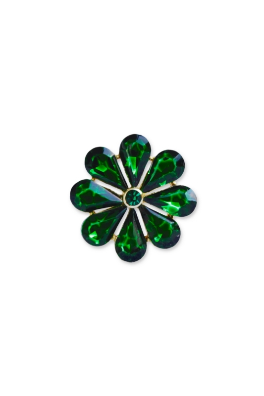 Flower ring green