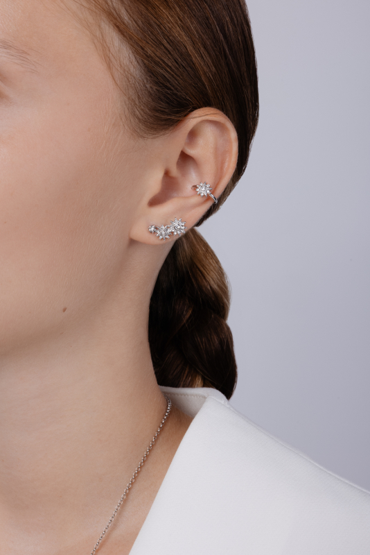Small Three-Star Sisi Earrings