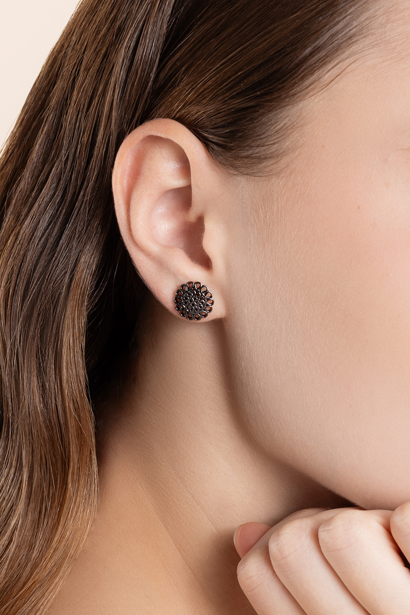 Sun Rosette Stud Earrings