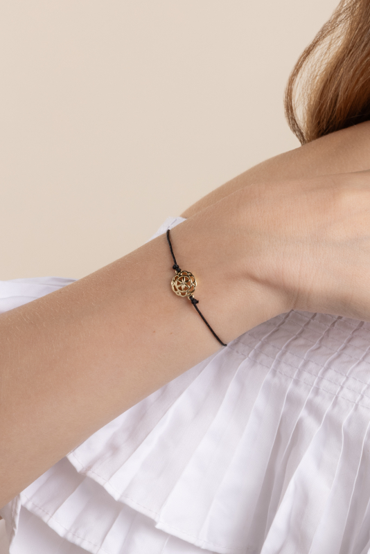 Protective Perunica Cord Bracelet (Gold-Plated)