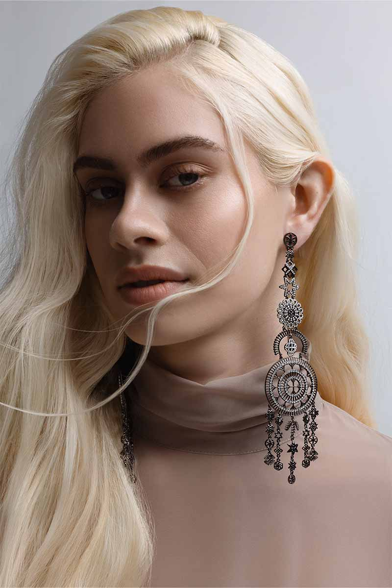 Large Earrings of the Harmony of Life
