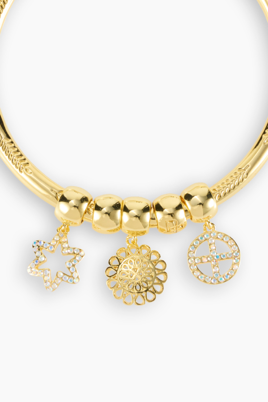 Life and Eternity Bangle Bracelet (gold)