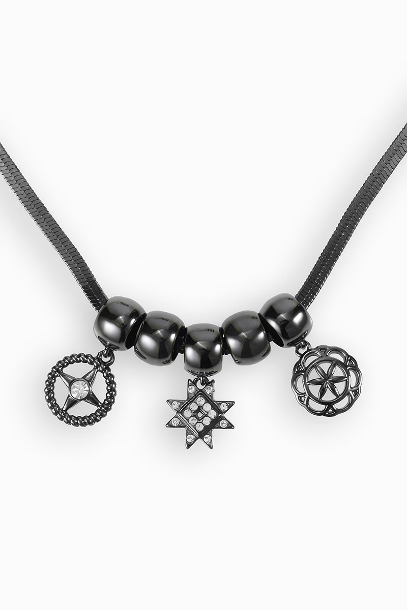 Gunmetal Necklace of Protection and Life