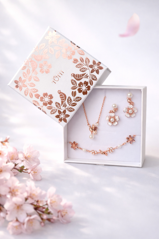 Blooming May and Doves Set