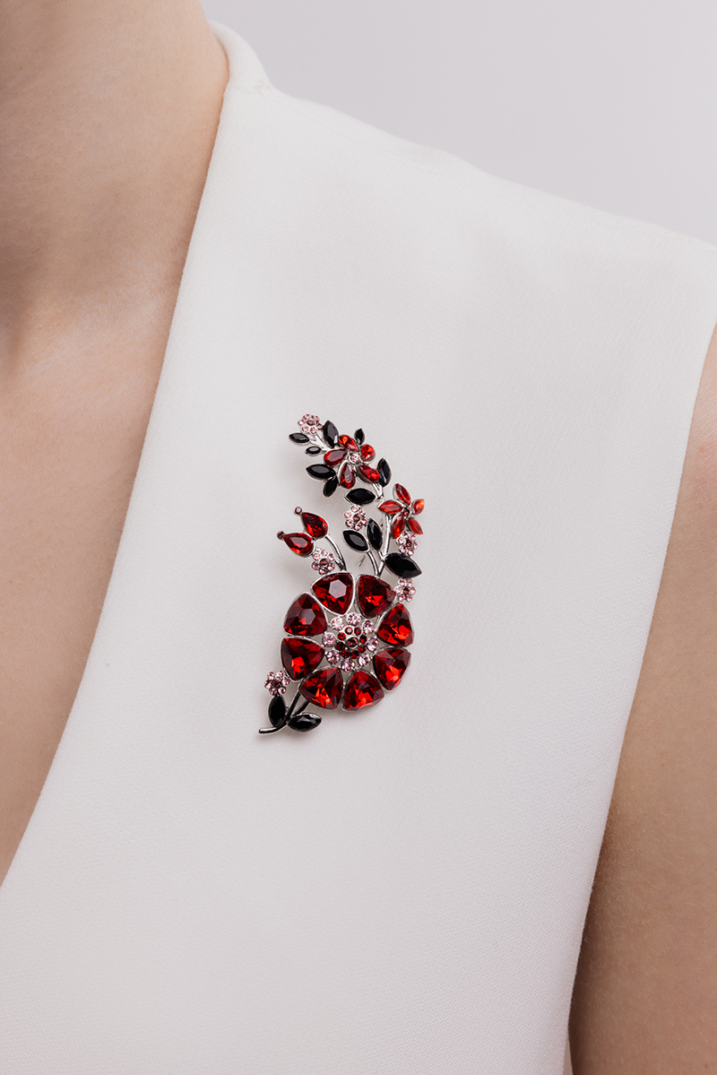 Východná Flowers Brooch