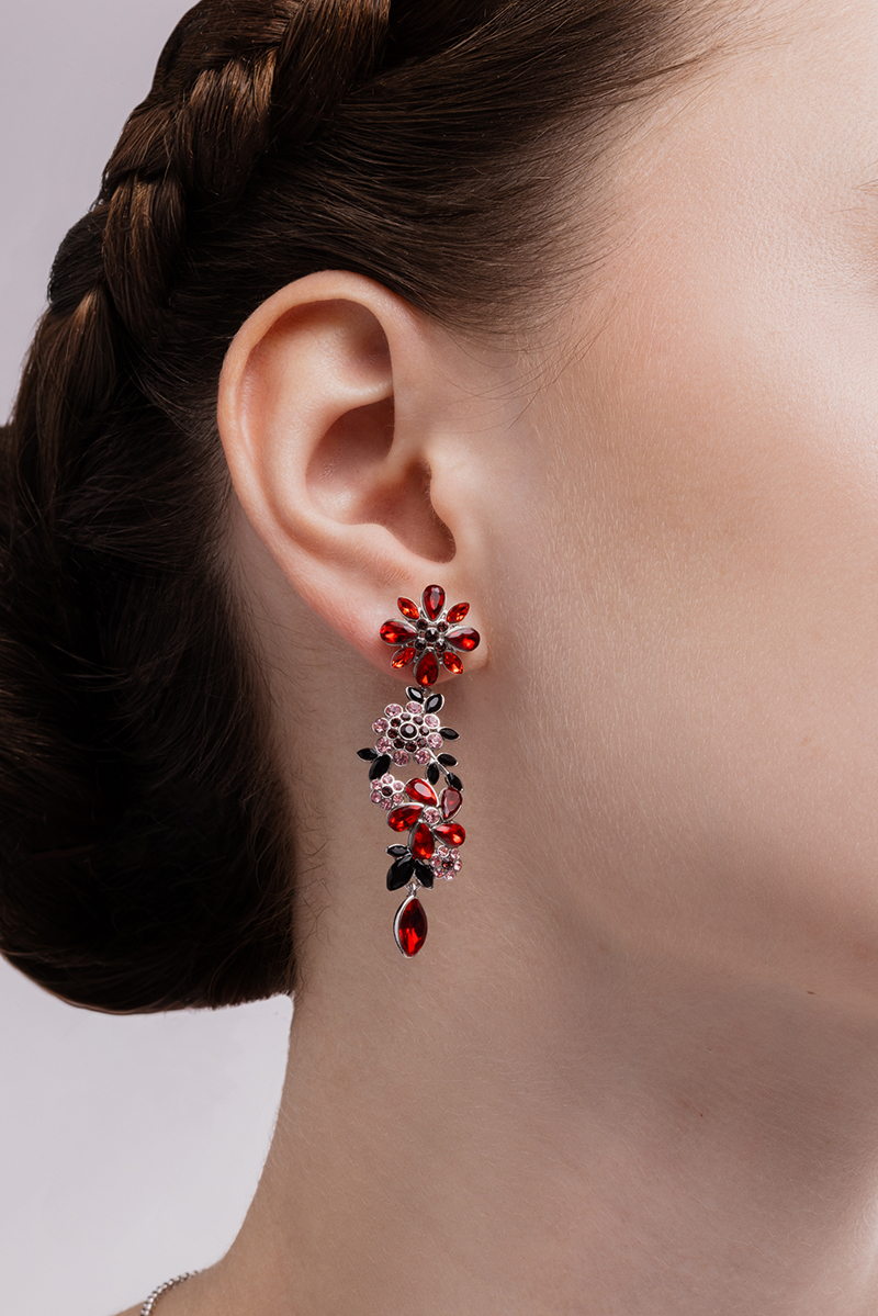 Large Východná Flowers Earrings