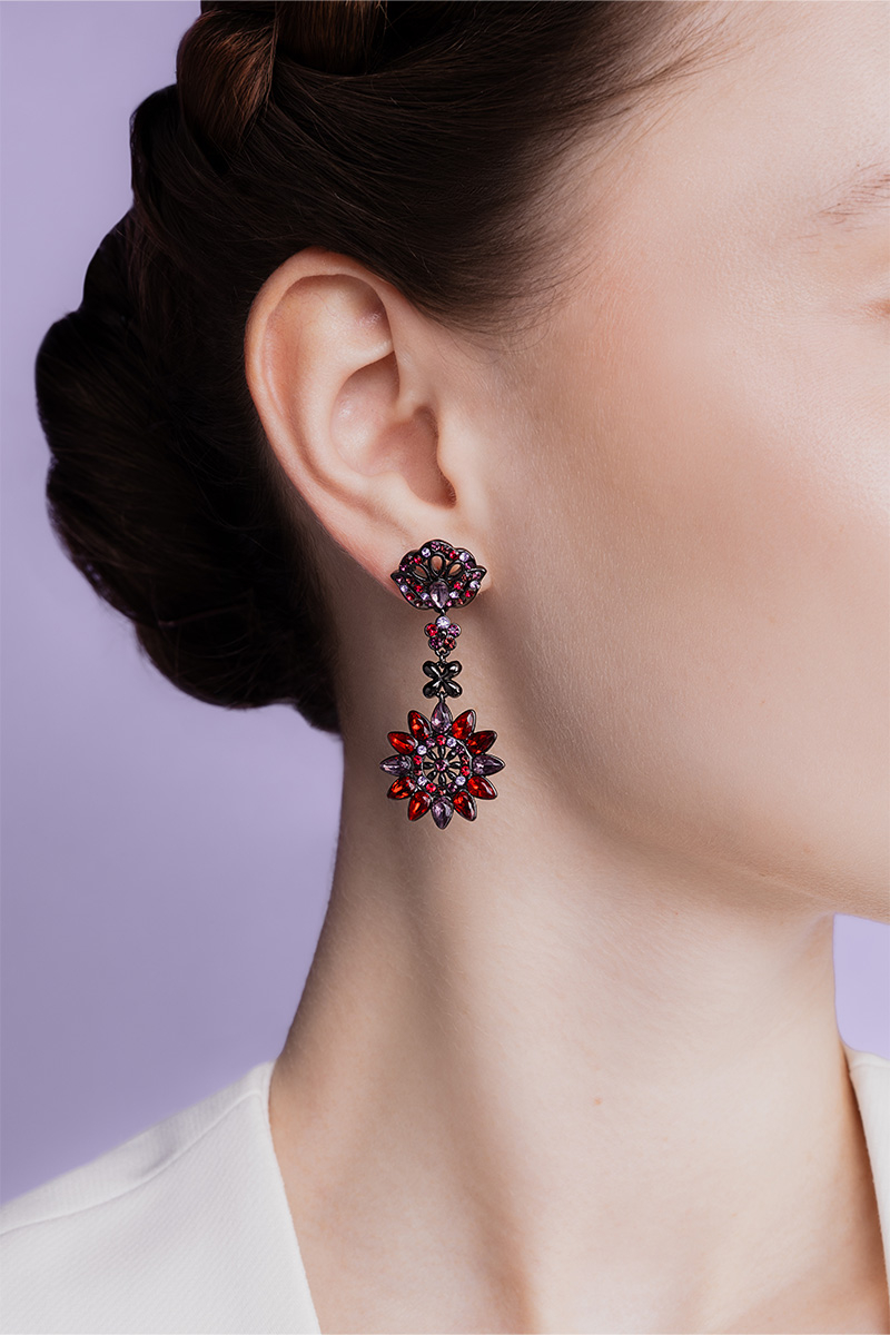 Detva Flowers Drop Earrings