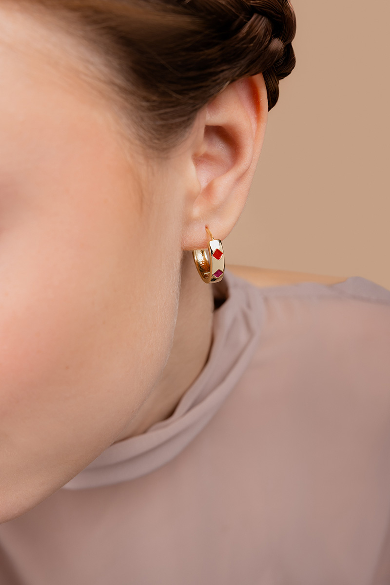 Golden Ornament Earrings