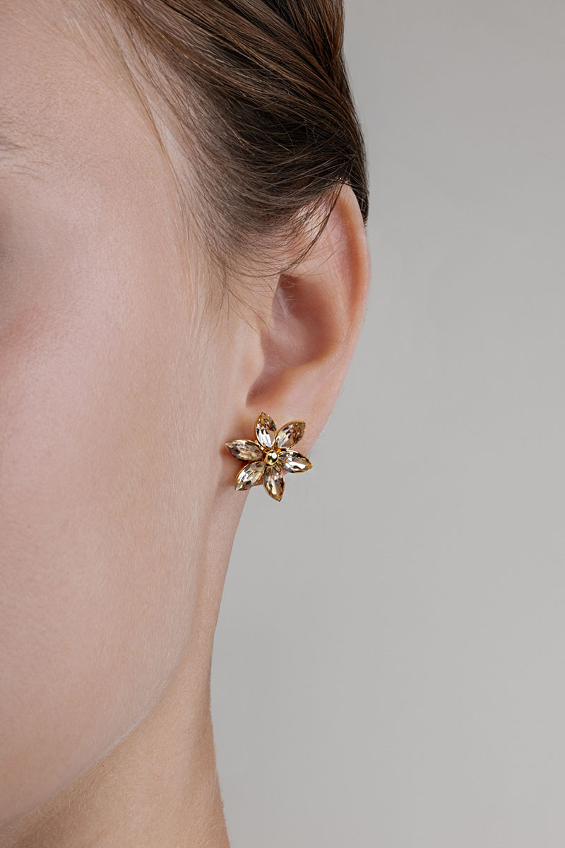 Vtáča Gold Flowers Set