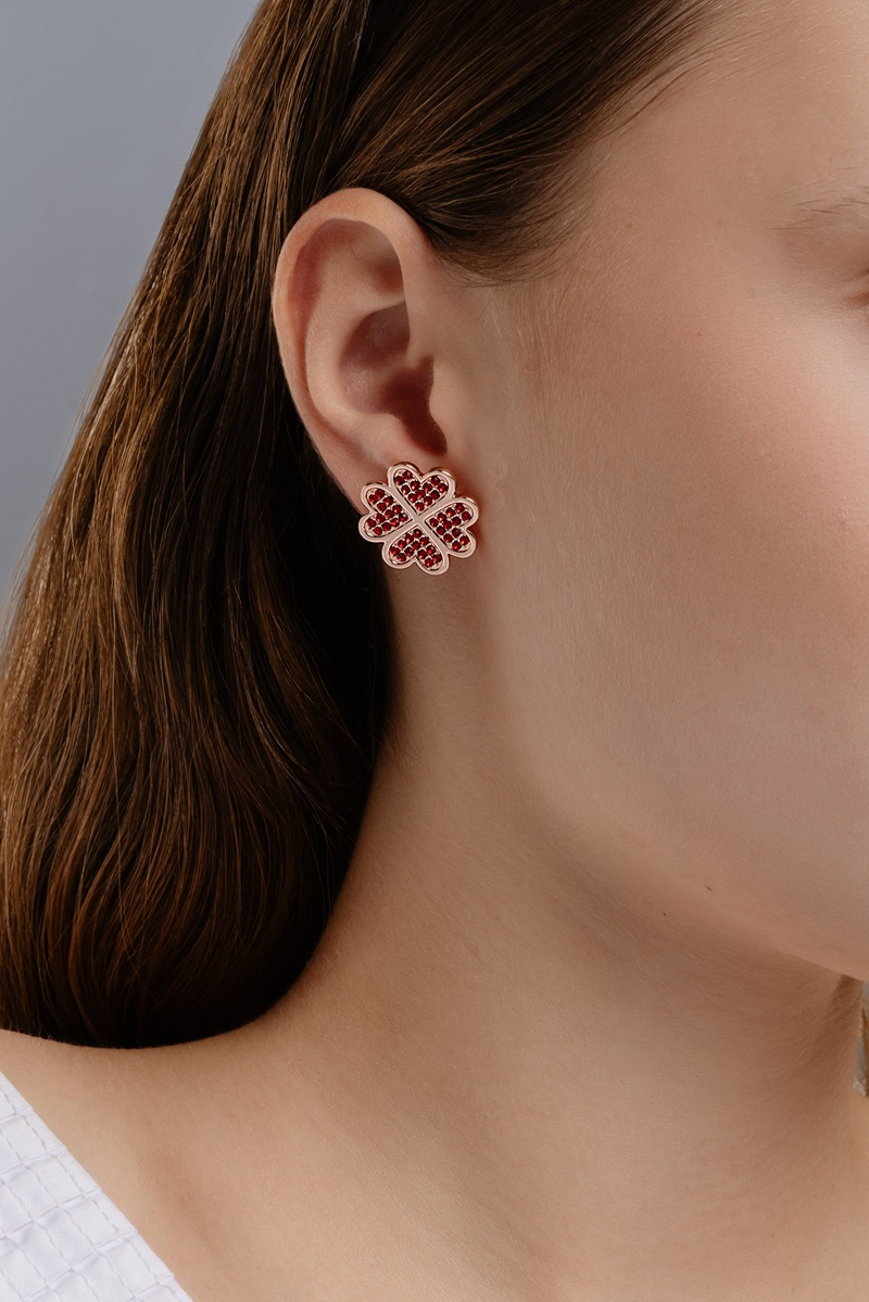 Fuchsia cloverleaf Gold